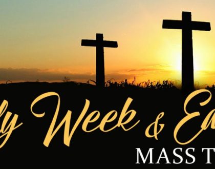 Holy Week & Easter Schedule